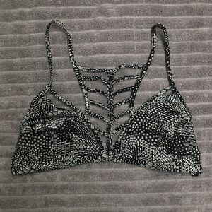 RVCA Martian Ditsy Triangle Bikini Top